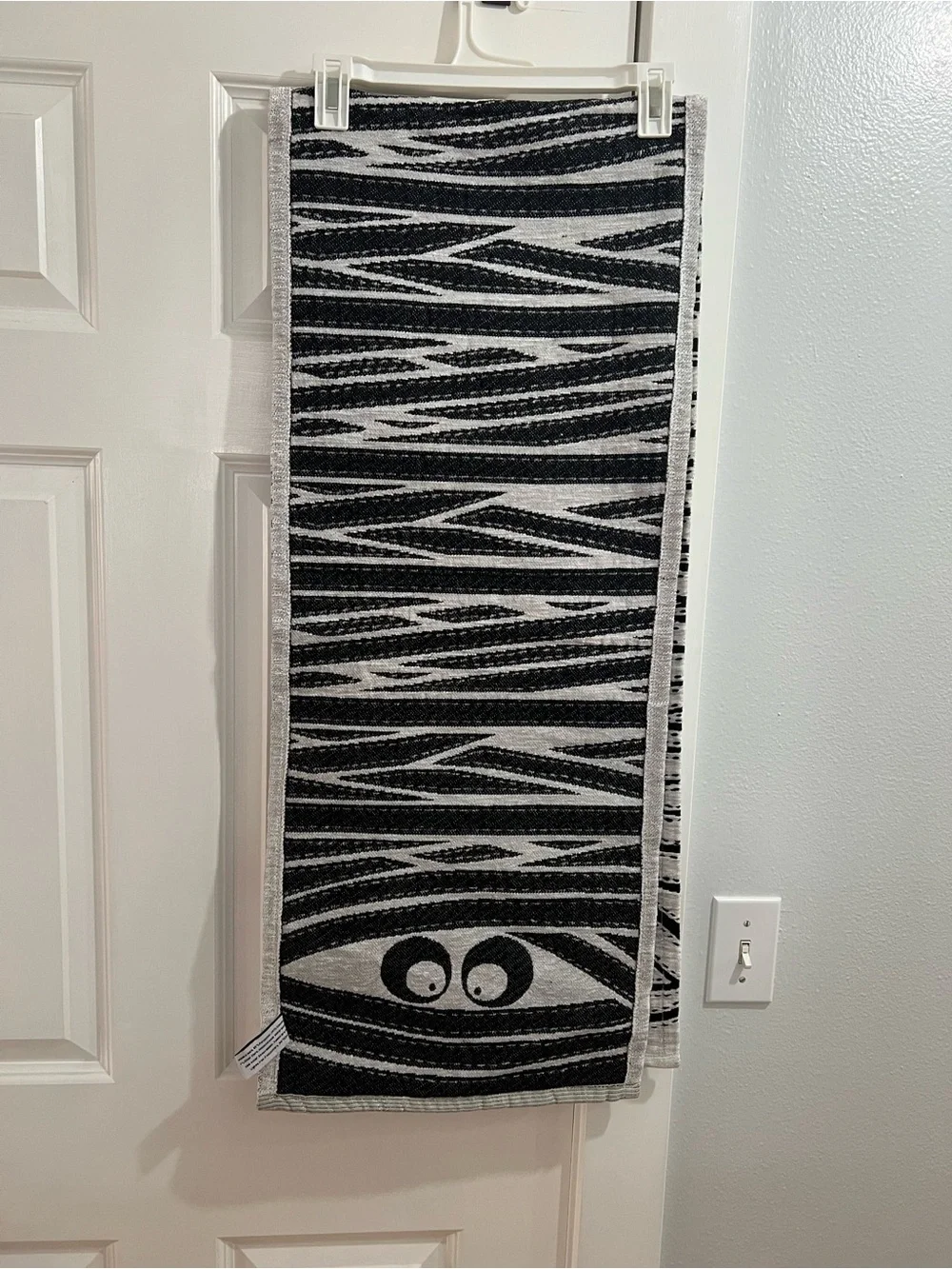 cupcakes & cashmere Black and White Striped Dining Table Runner